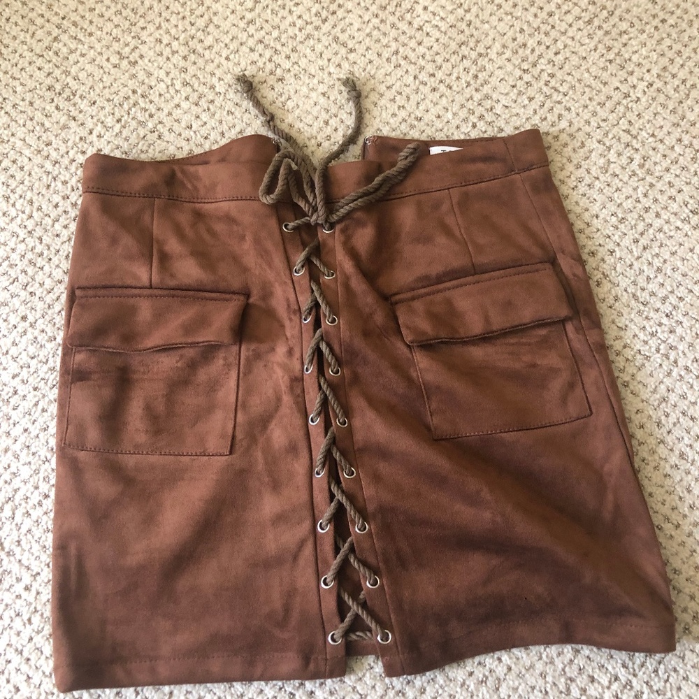 Brown skirt